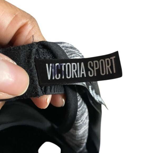 Victoria Sport Women's Heathered Gray Racer Back Incredible Athletic Sports Bra - Picture 3 of 6